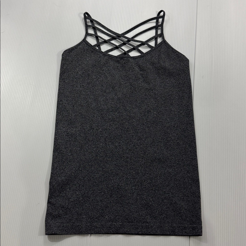 B8. Zenana Outfitters Gray Tank Top (1X/2X)